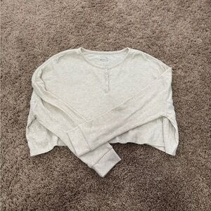 pacsun waffle knit long sleeve